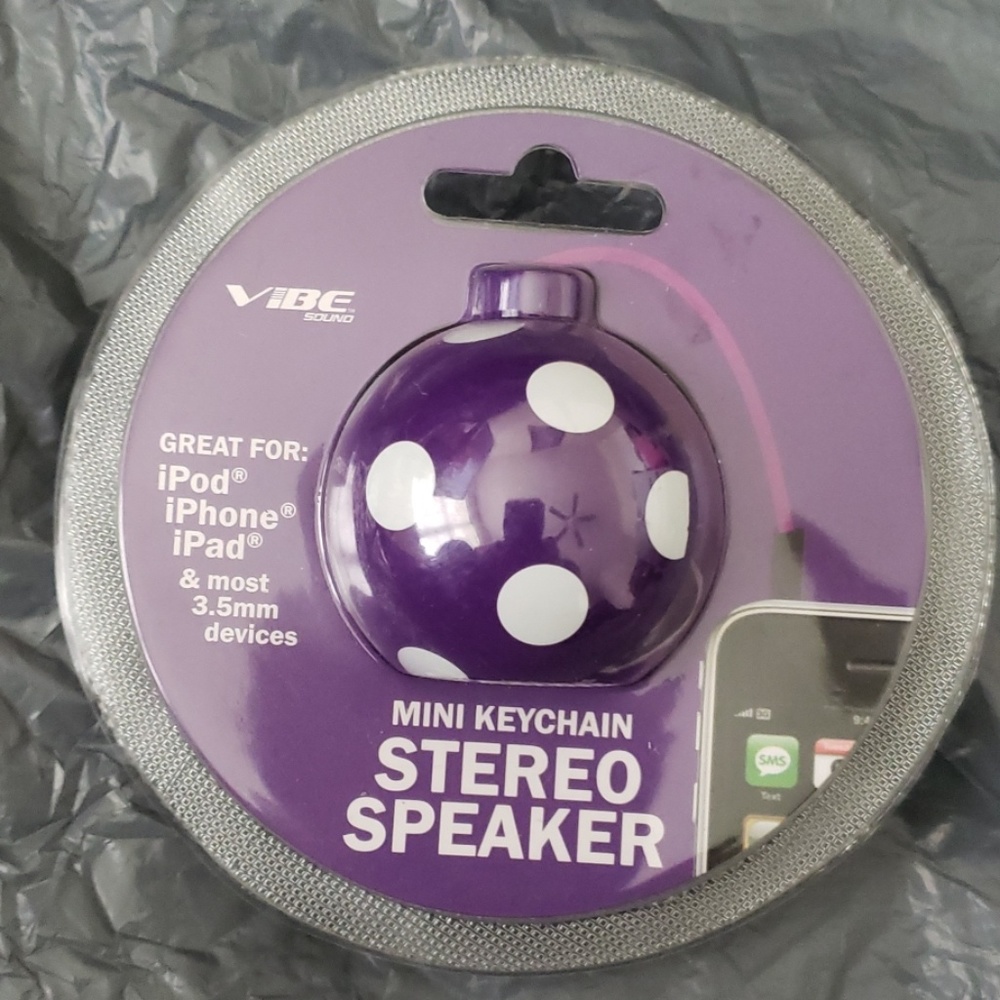 MINI KEYCHAIN STEREO SPEAKER